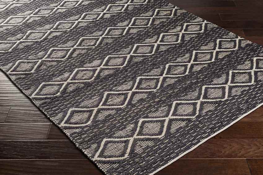 Lake Station Global Charcoal Area Rug