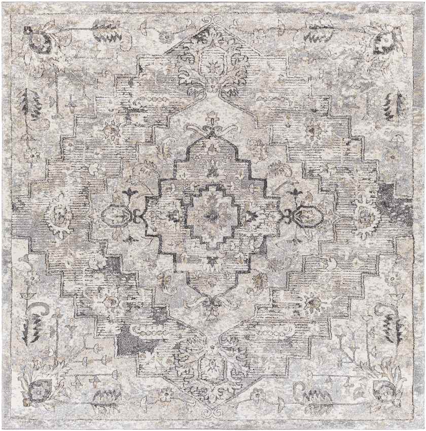 Lily Lake Traditional Beige Area Rug