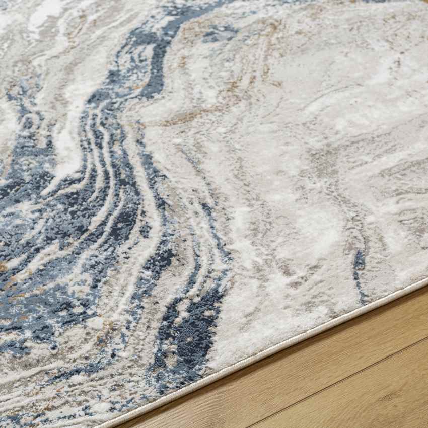 Guttenberg Modern Navy Area Rug