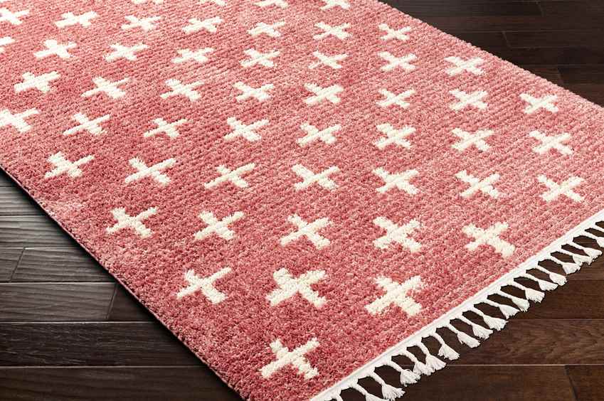 Koilani Global Bright Red Area Rug