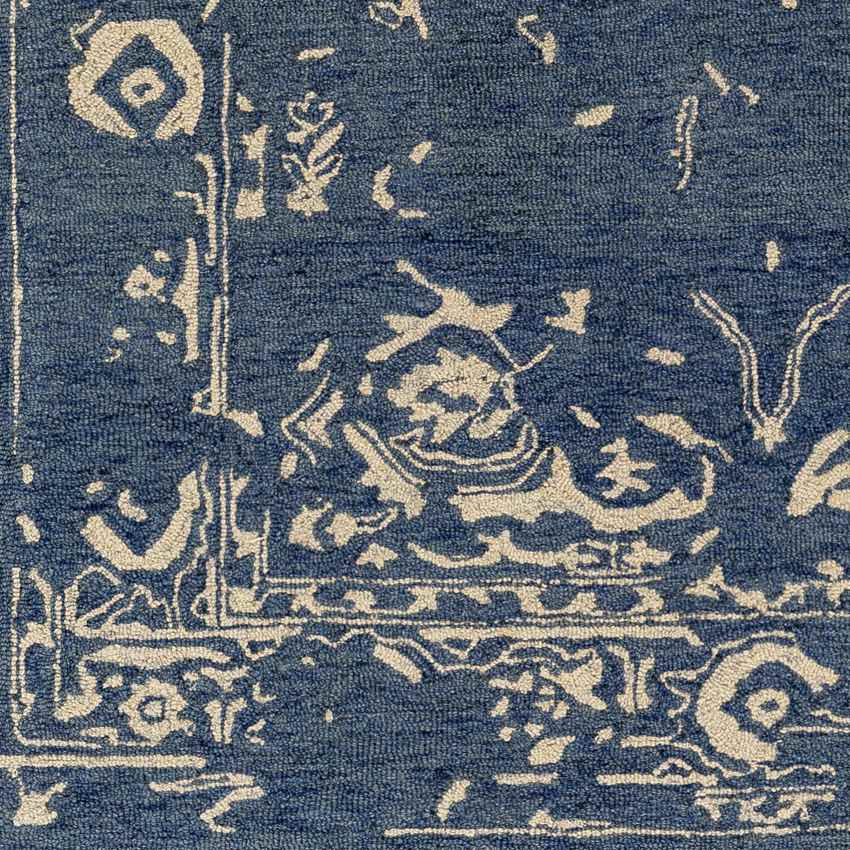 Melanarka Traditional Royal Blue Area Rug