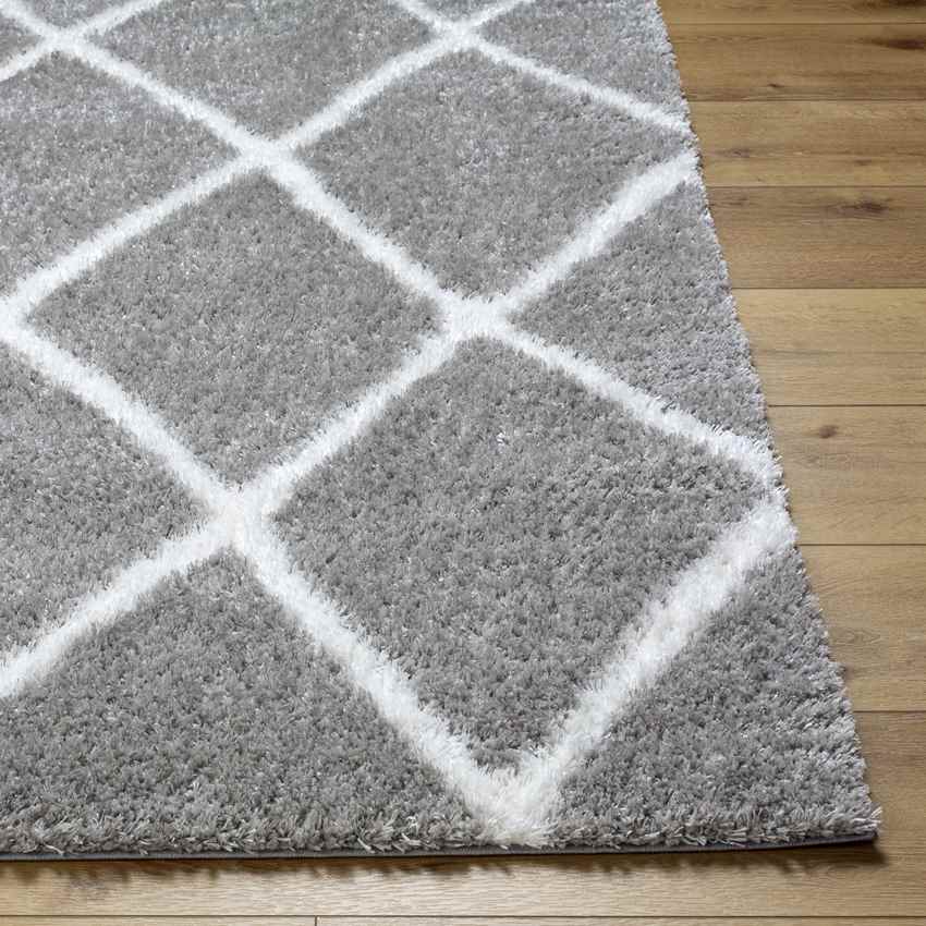 Breathitt Global Dark Gray Area Rug