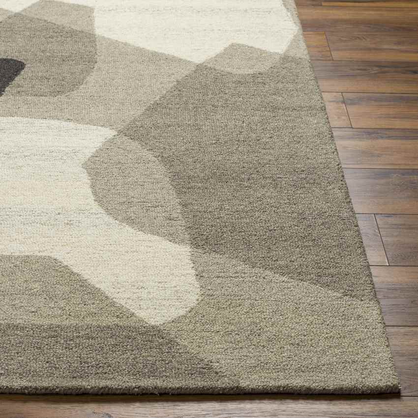 Hunnewell Modern Cream/Tan Area Rug