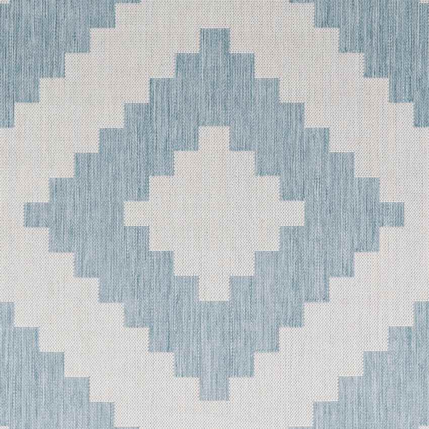 Squaw Global Sky Blue/Off-White Area Rug
