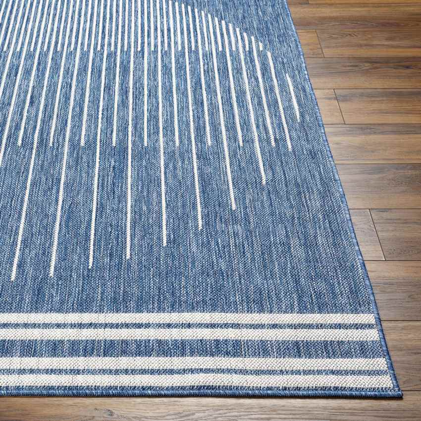 Struble Global Dark Blue Area Rug