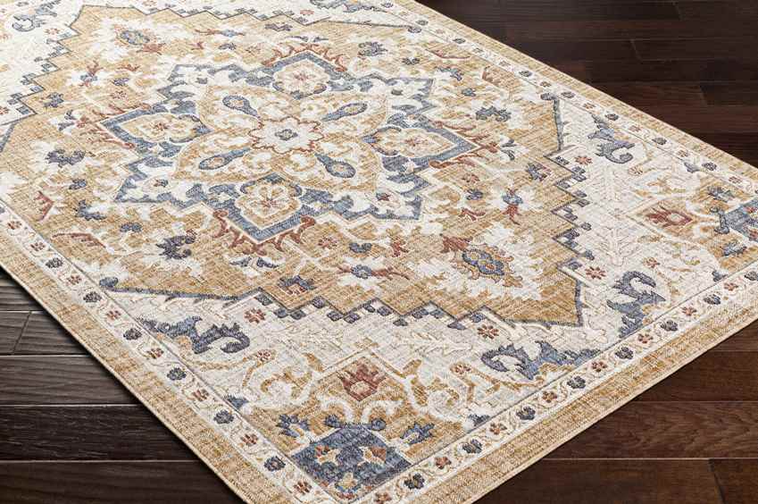 Morrowville Traditional Light Rust Area Rug