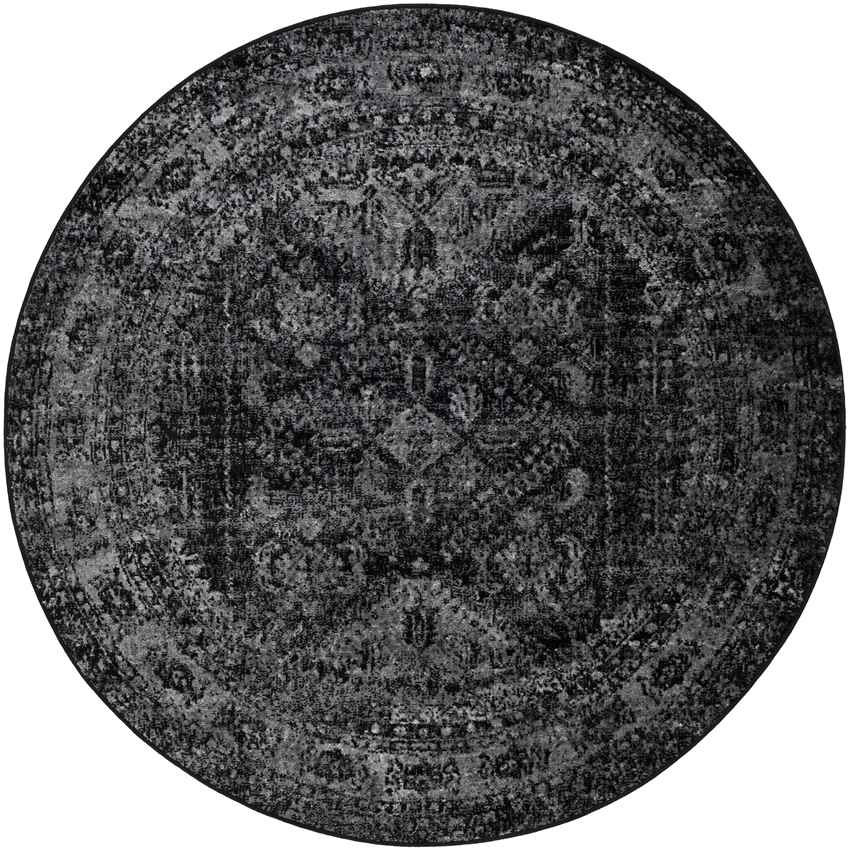 Jules Traditional Black Area Rug