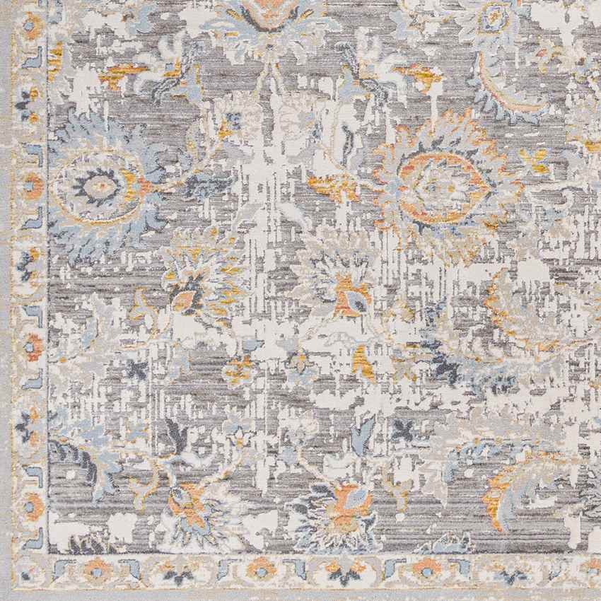 Leatha Traditional Ivory/Light Gray Area Rug