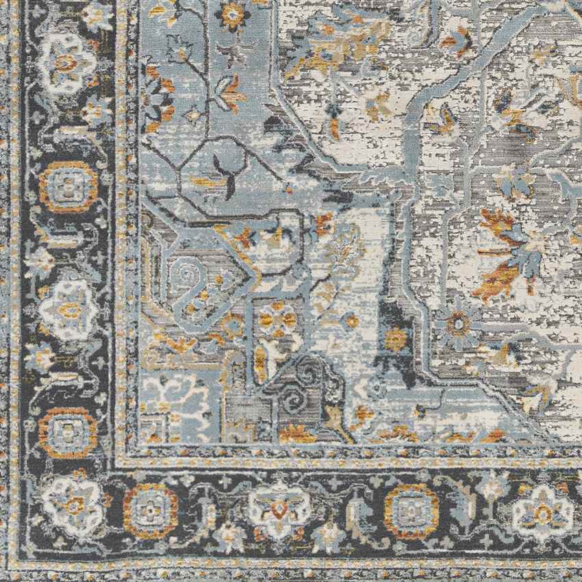 Brianne Traditional Ivory/Charcoal Area Rug