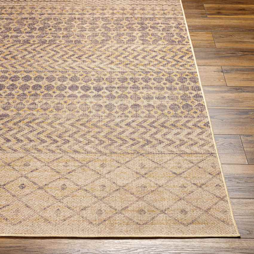 Shamonique Cottage Pecan/Hickory Washable Area Rug