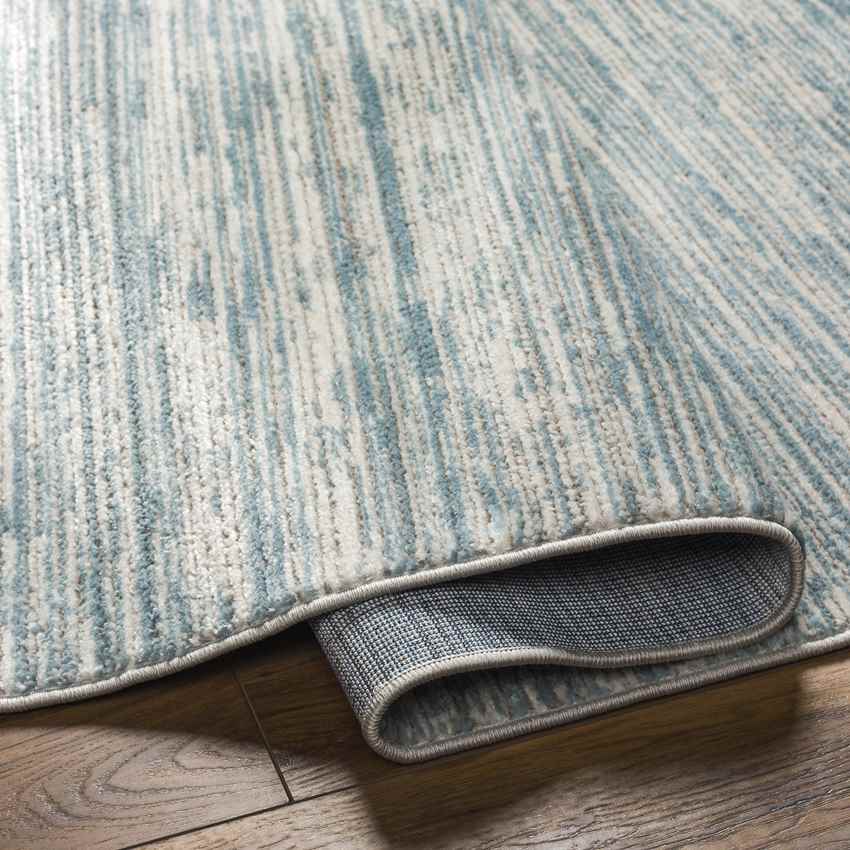 Damica Modern Dark Teal Area Rug