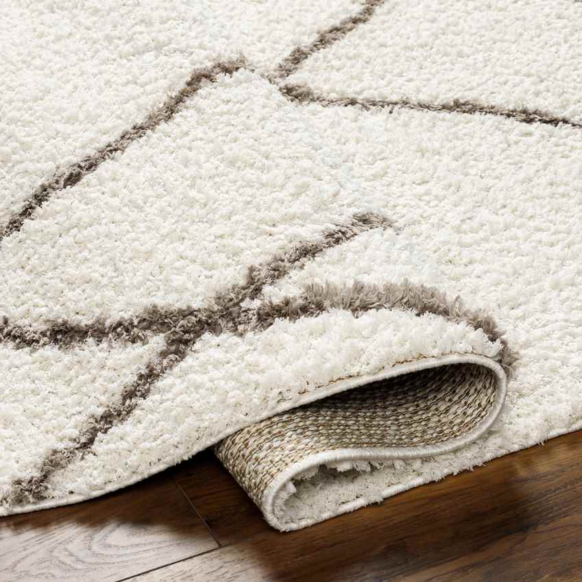 Georgette Global Beige/Dark Brown Area Rug