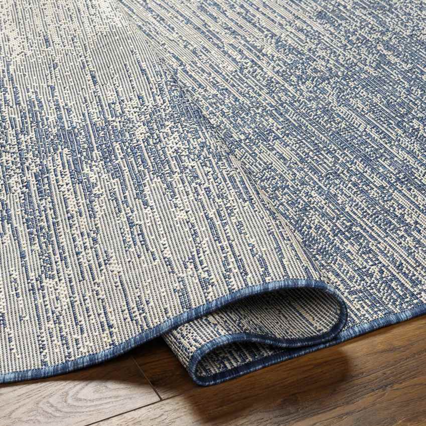 Yashira Modern Navy/Beige Area Rug