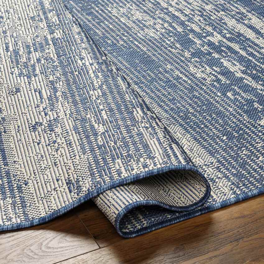 Ravon Modern Navy/Beige Area Rug