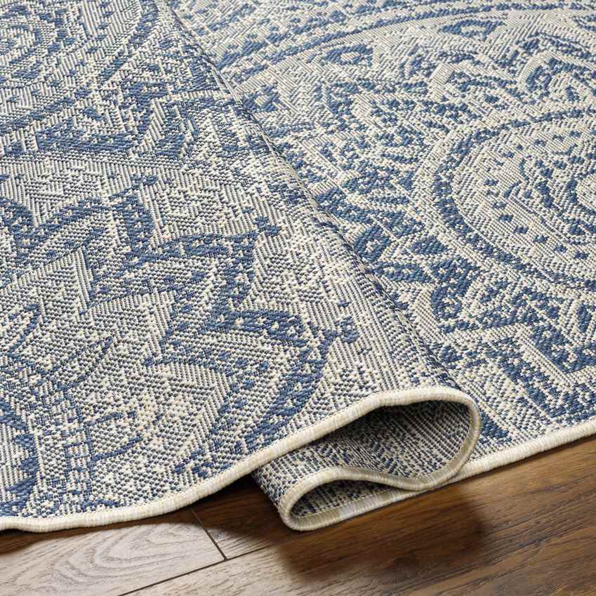 Tiffine Cottage Navy/Cream Area Rug