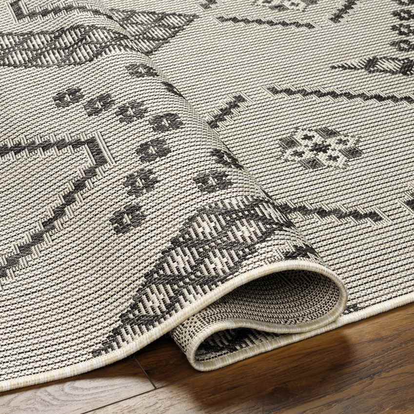 Tana Global Black/Ivory Area Rug