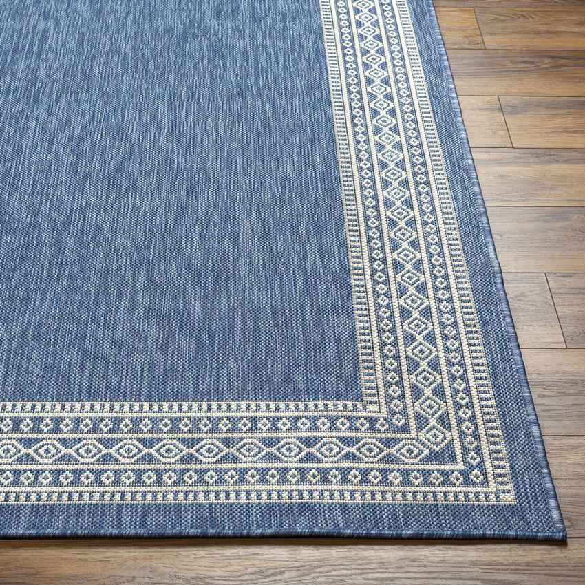 Terell Modern Navy Blue Area Rug