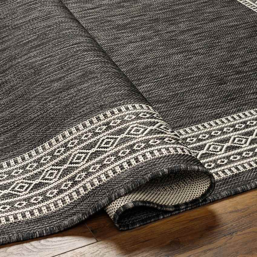 Terell Modern Black Area Rug