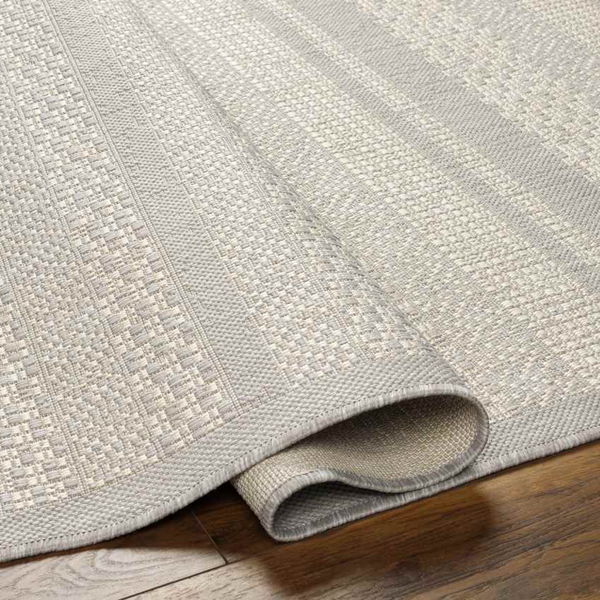 Marnae Modern Light Gray/Cream Area Rug