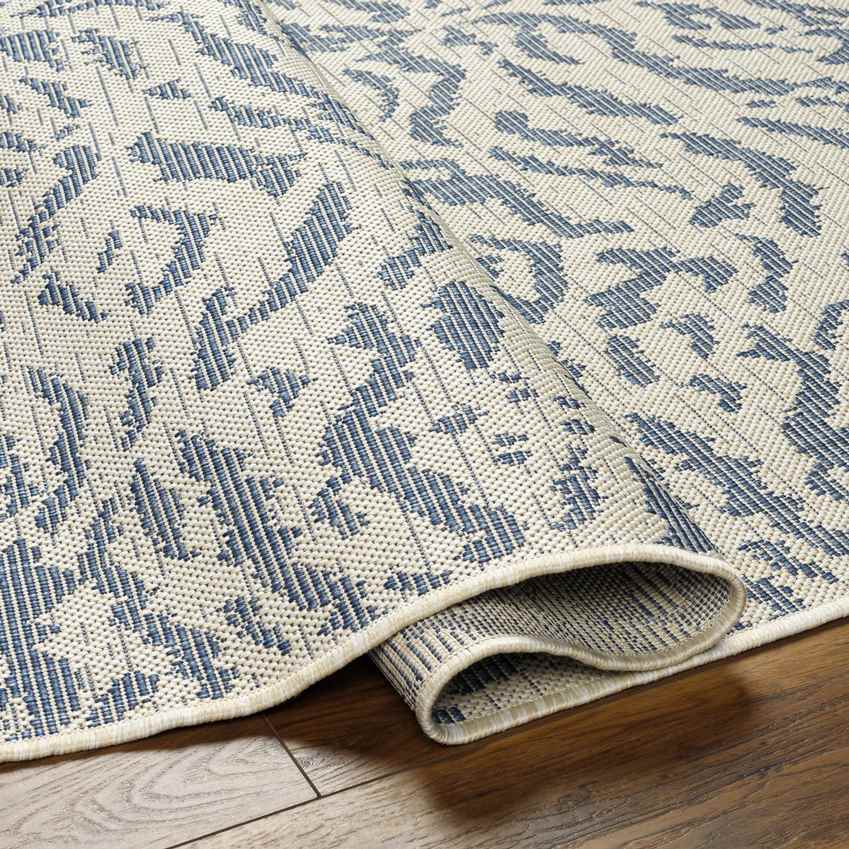 Korrey Modern Navy/Beige Area Rug