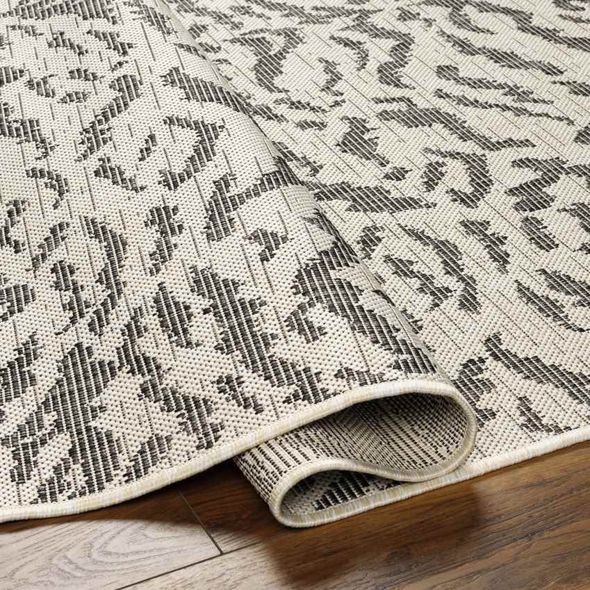 Korrey Modern Black/Beige Area Rug