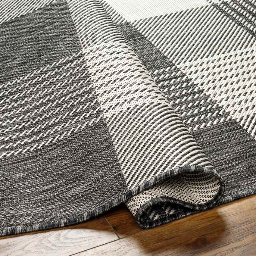 Jarad Cottage Black/Cream Area Rug