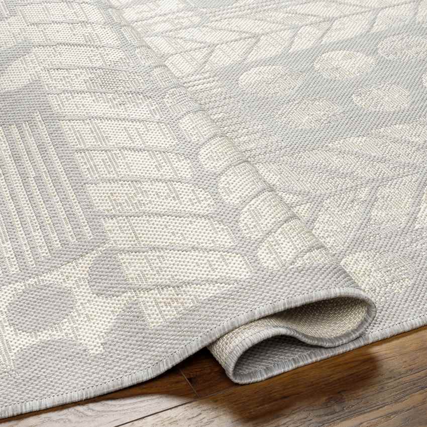 Obie Modern Light Gray/Cream Area Rug