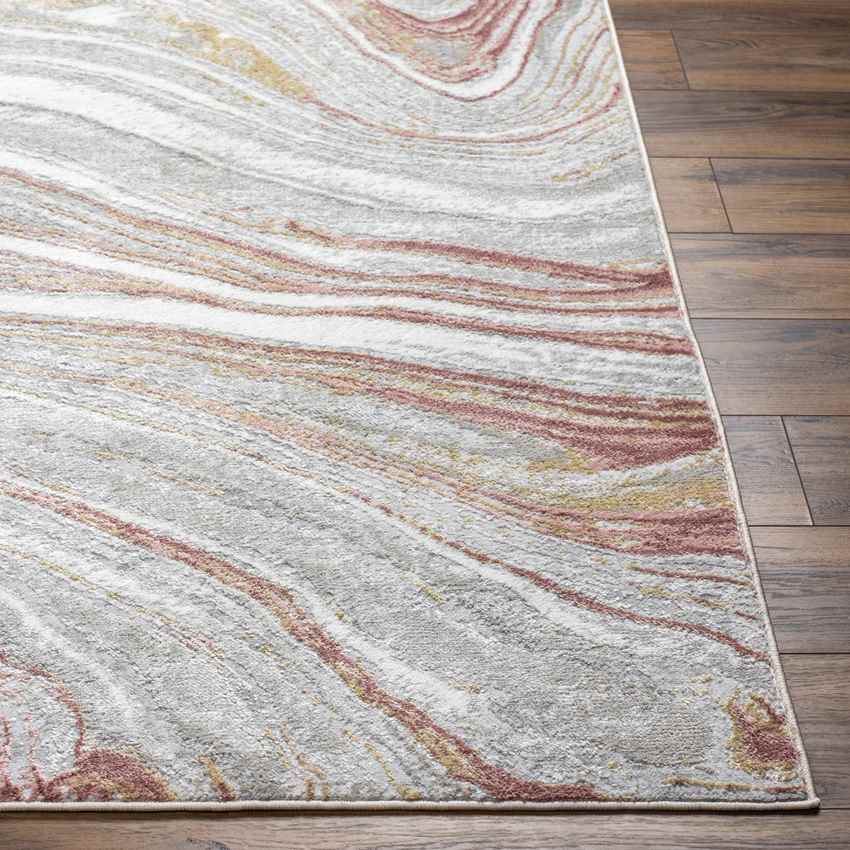 Glendy Modern Coral/Beige Area Rug