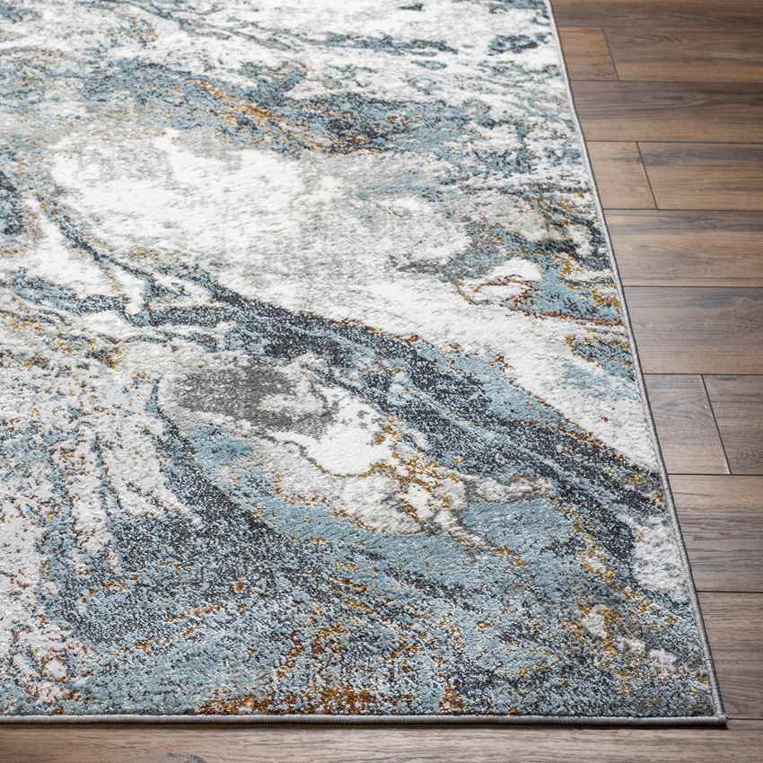 Tenita Modern Sky Blue Area Rug