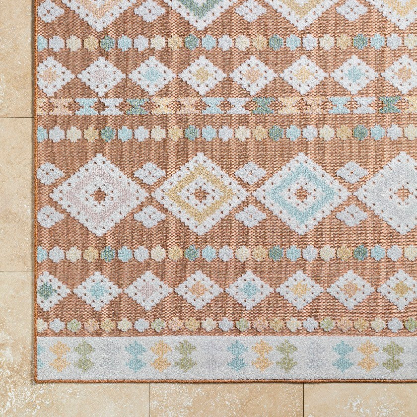 Zarinah Modern Rust Area Rug