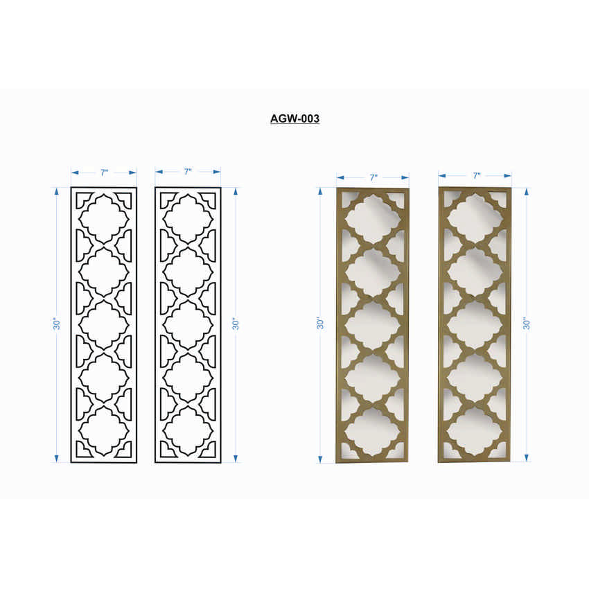 Niklasdorf Modern Wall Mirror