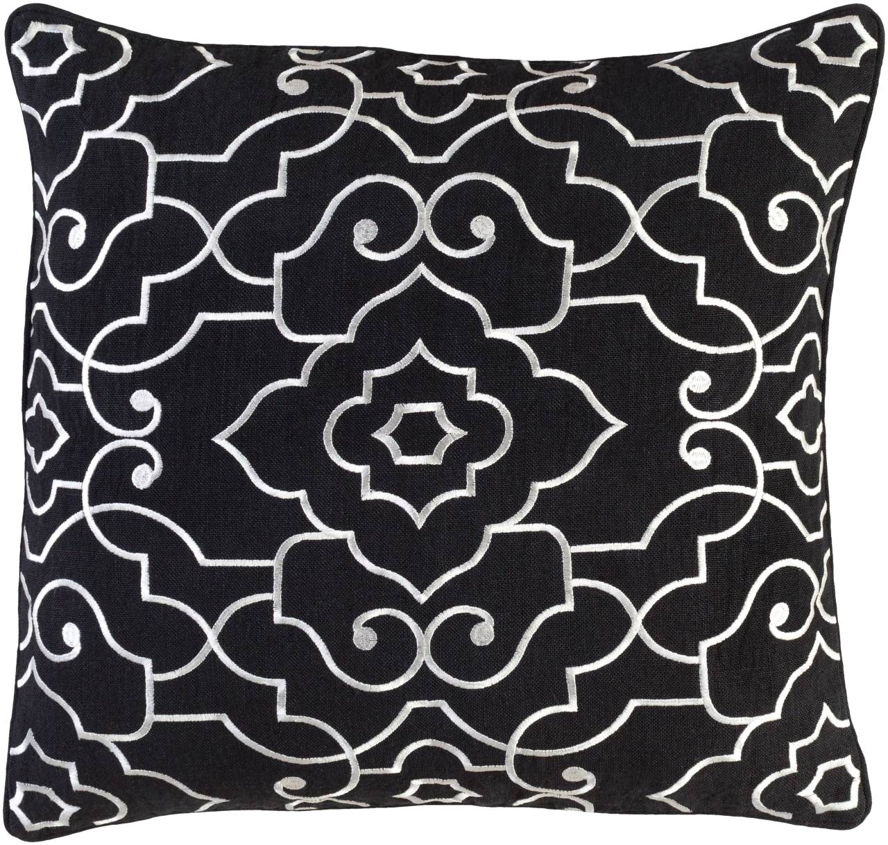 Uzwil Black Pillow Cover