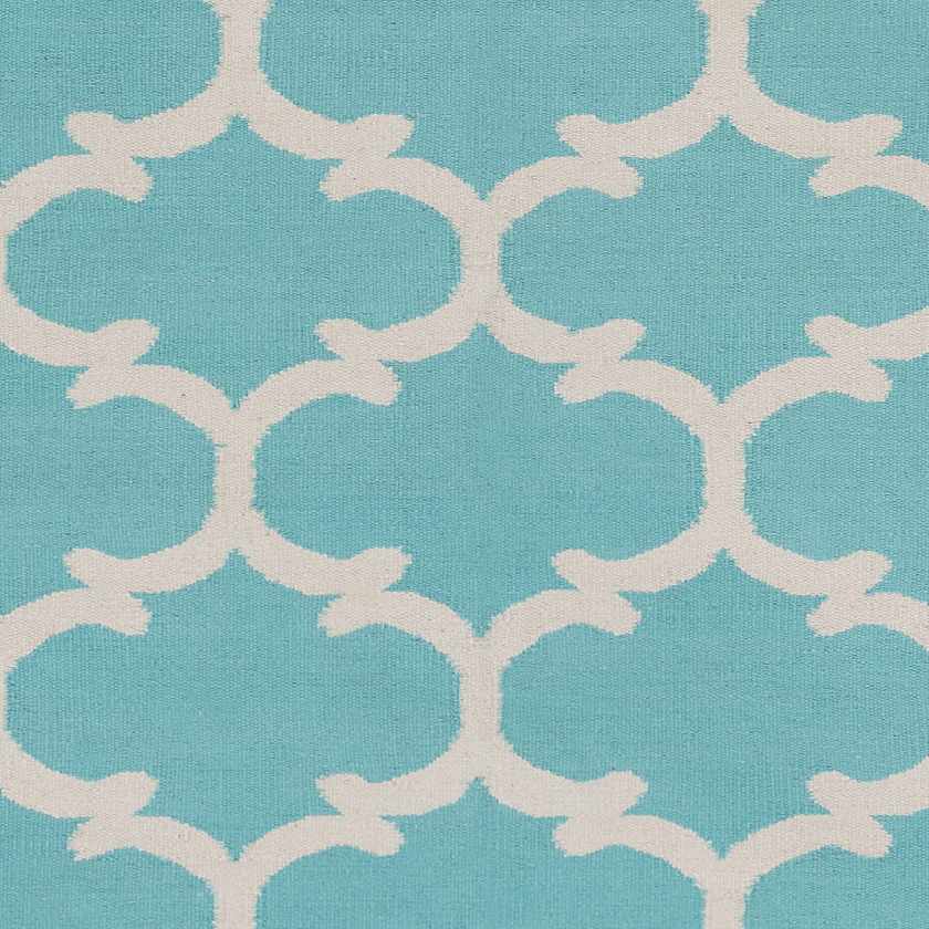 Zeumeren Modern Blue/Ivory Area Rug