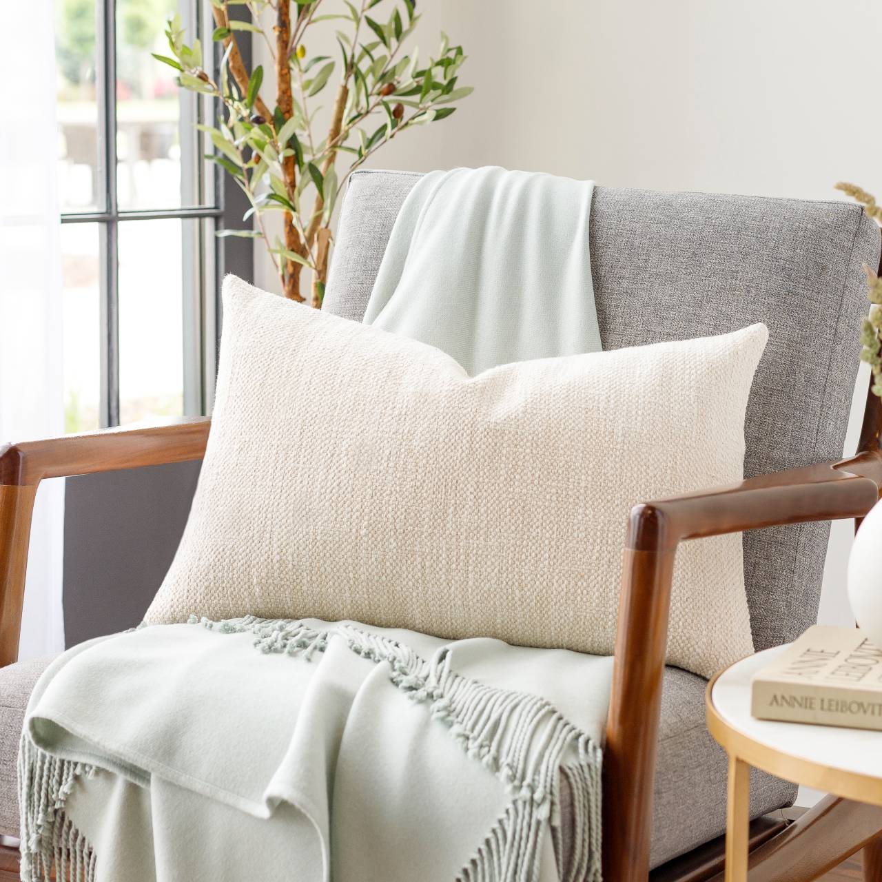 Munzbach Cream Pillow Cover