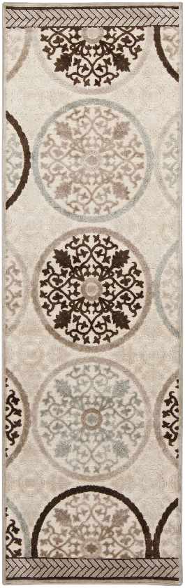 Chefornak Modern Brown/Khaki Area Rug