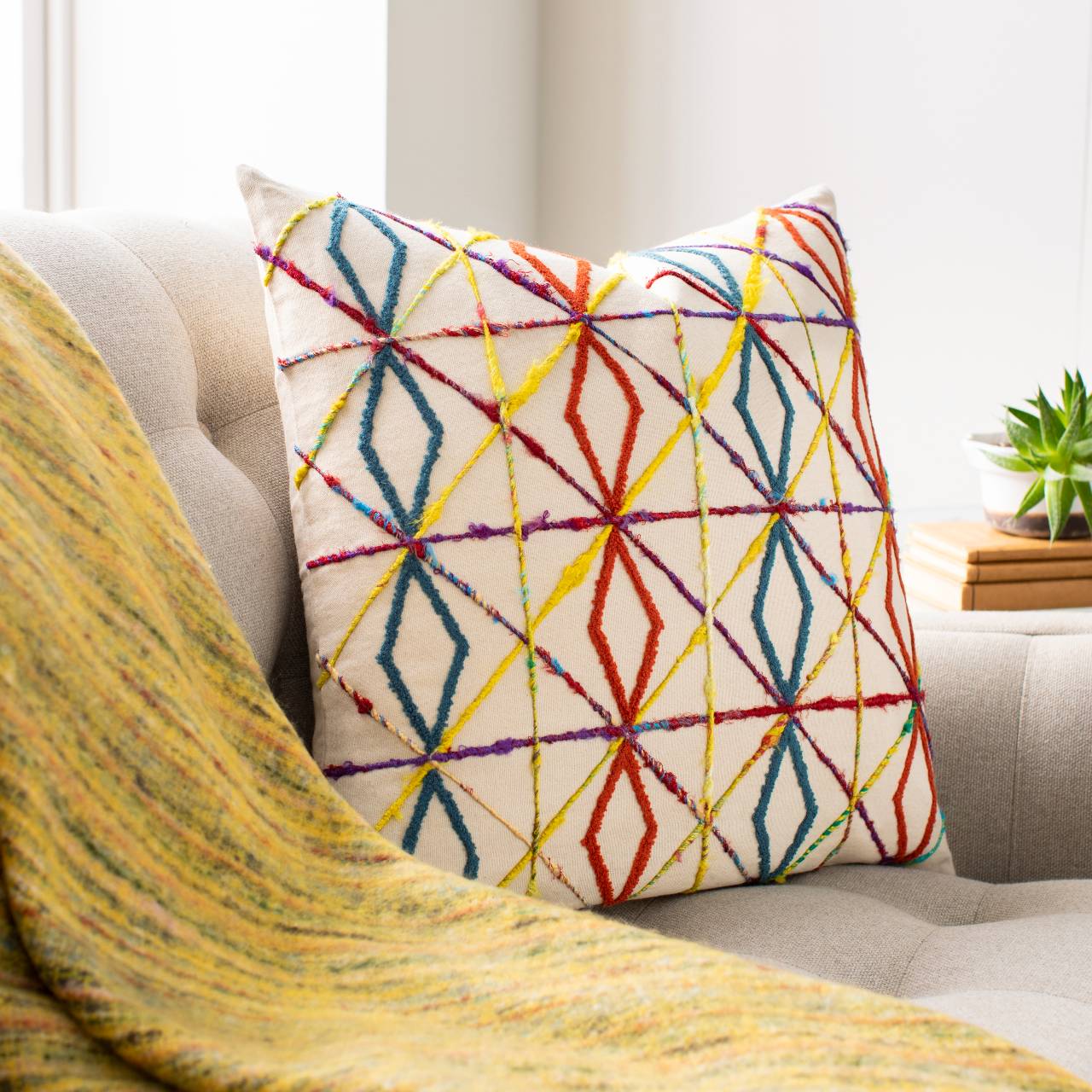 Kruibeke Burnt Orange Pillow Cover