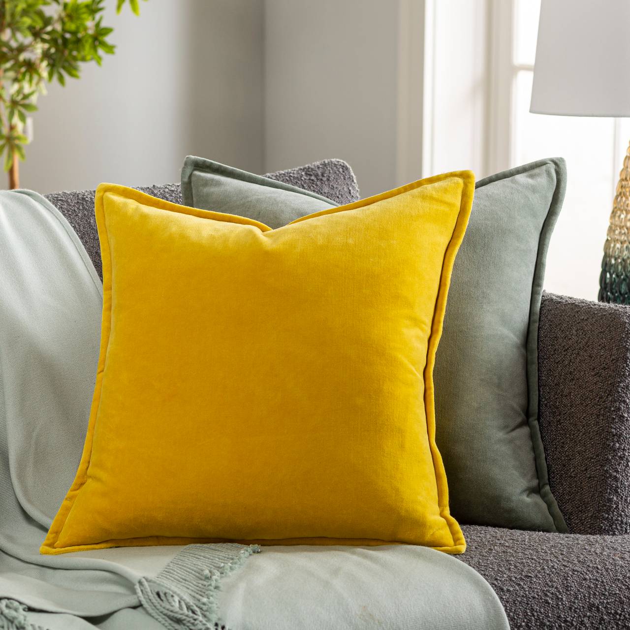 Merchtem Mustard Pillow Cover