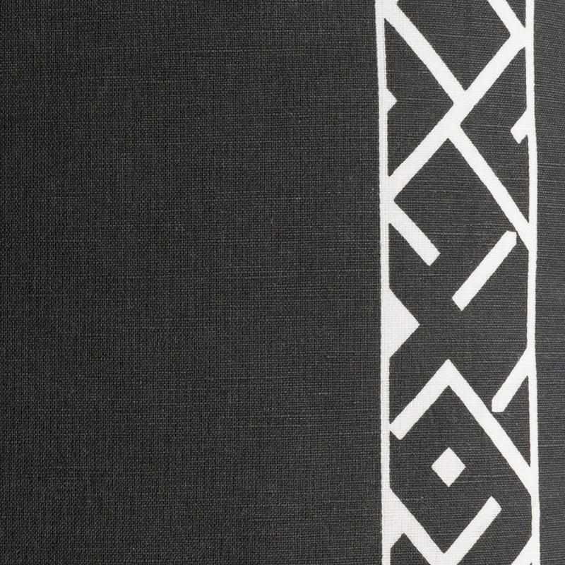 Ans Black Pillow Cover