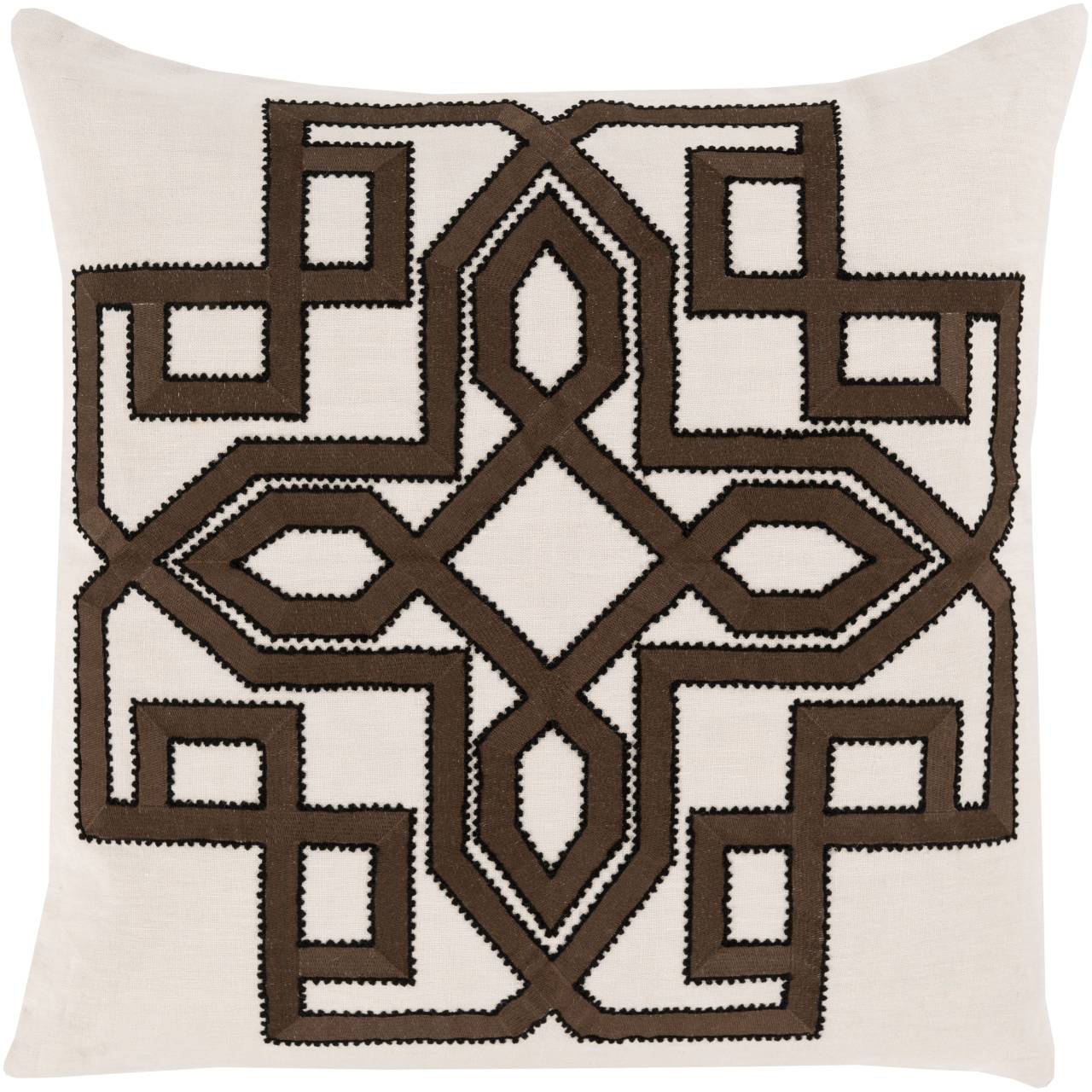 La Hulpe Khaki Pillow Cover