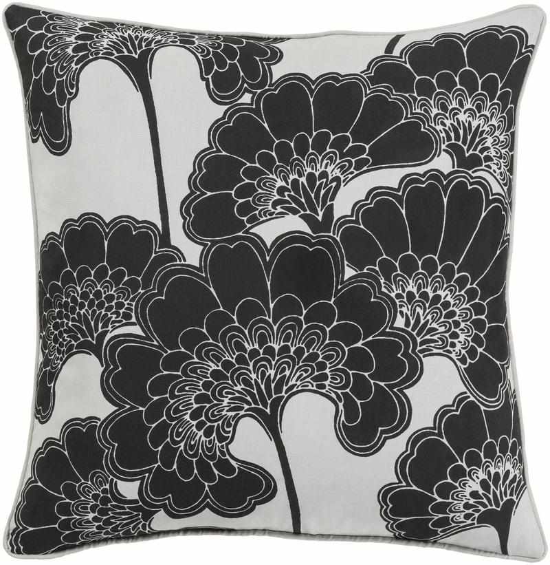 Hansweert Black Pillow Cover