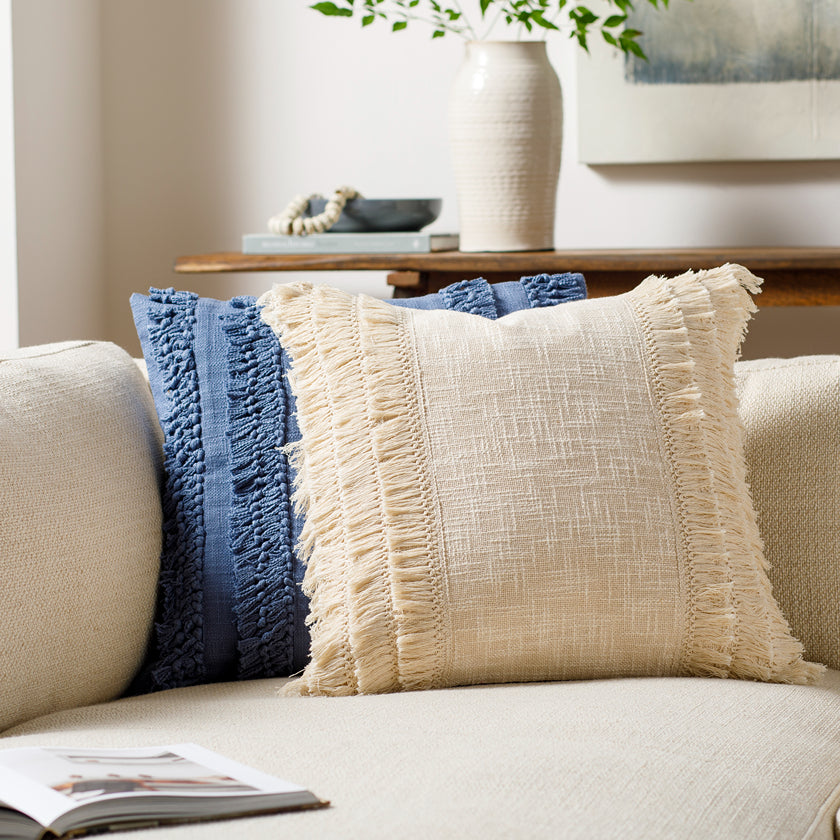 Mora Beige Pillow Cover