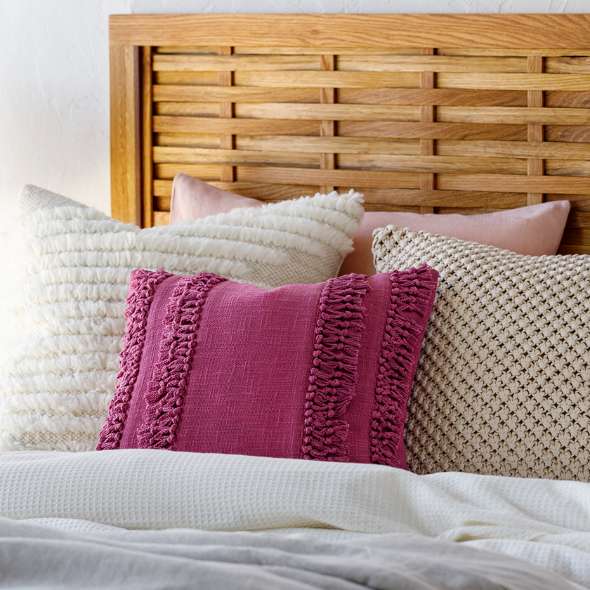 Potamos Bright Purple Pillow Cover