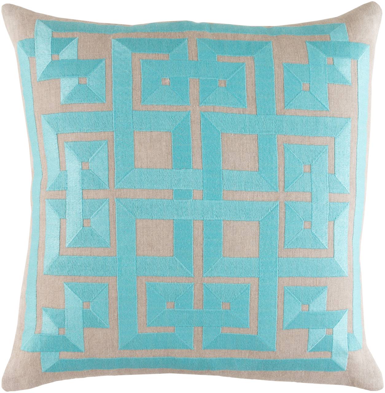 Veldzicht Sky Blue Pillow Cover