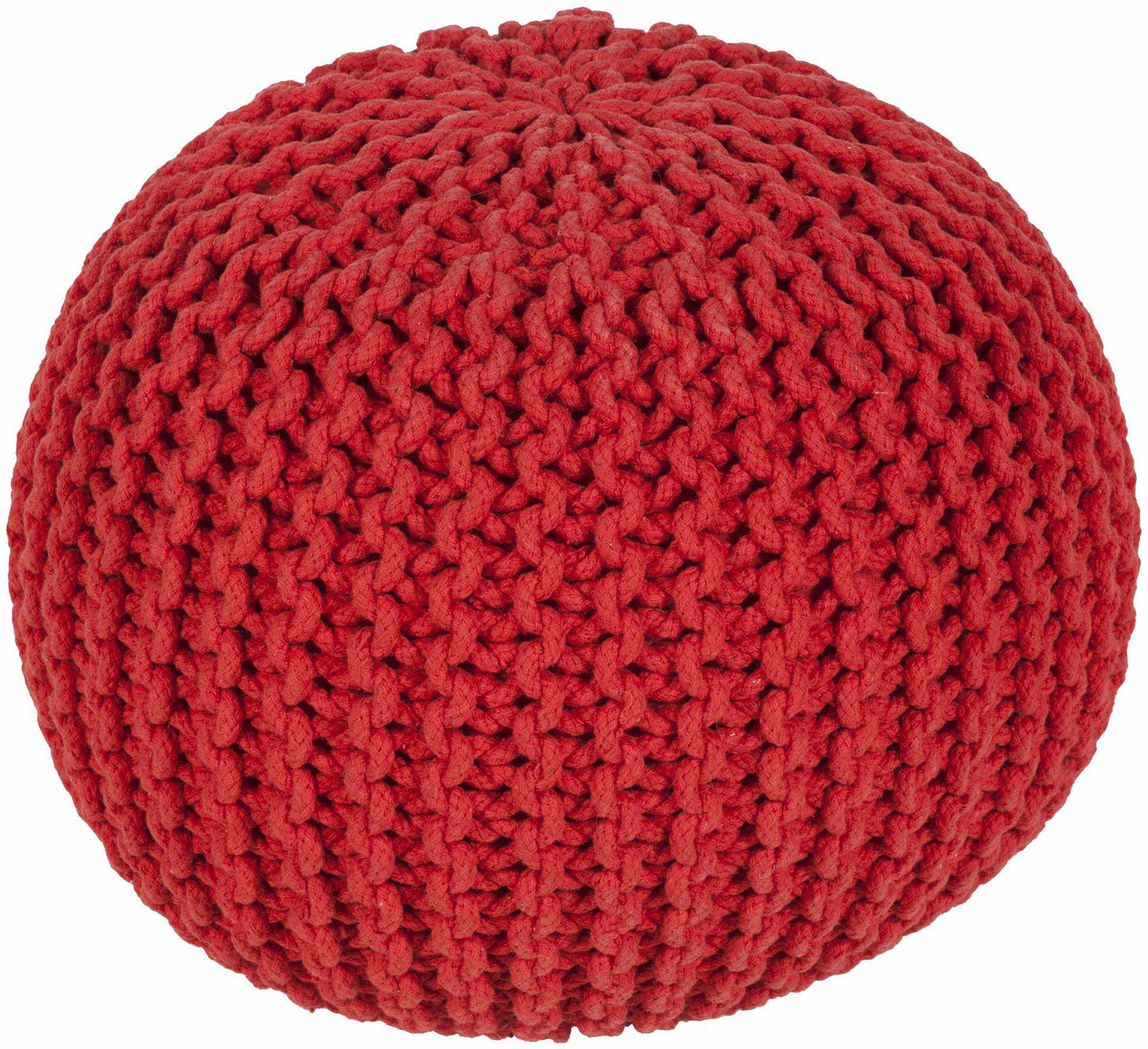 Harmannsdorf Bright Red Pouf