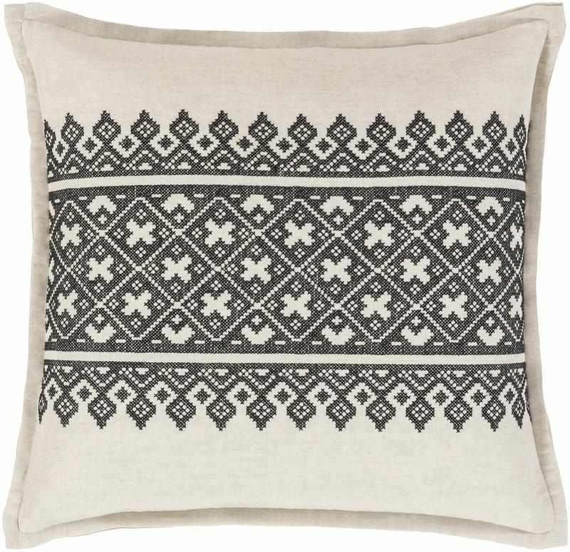 Maasland Black Pillow Cover