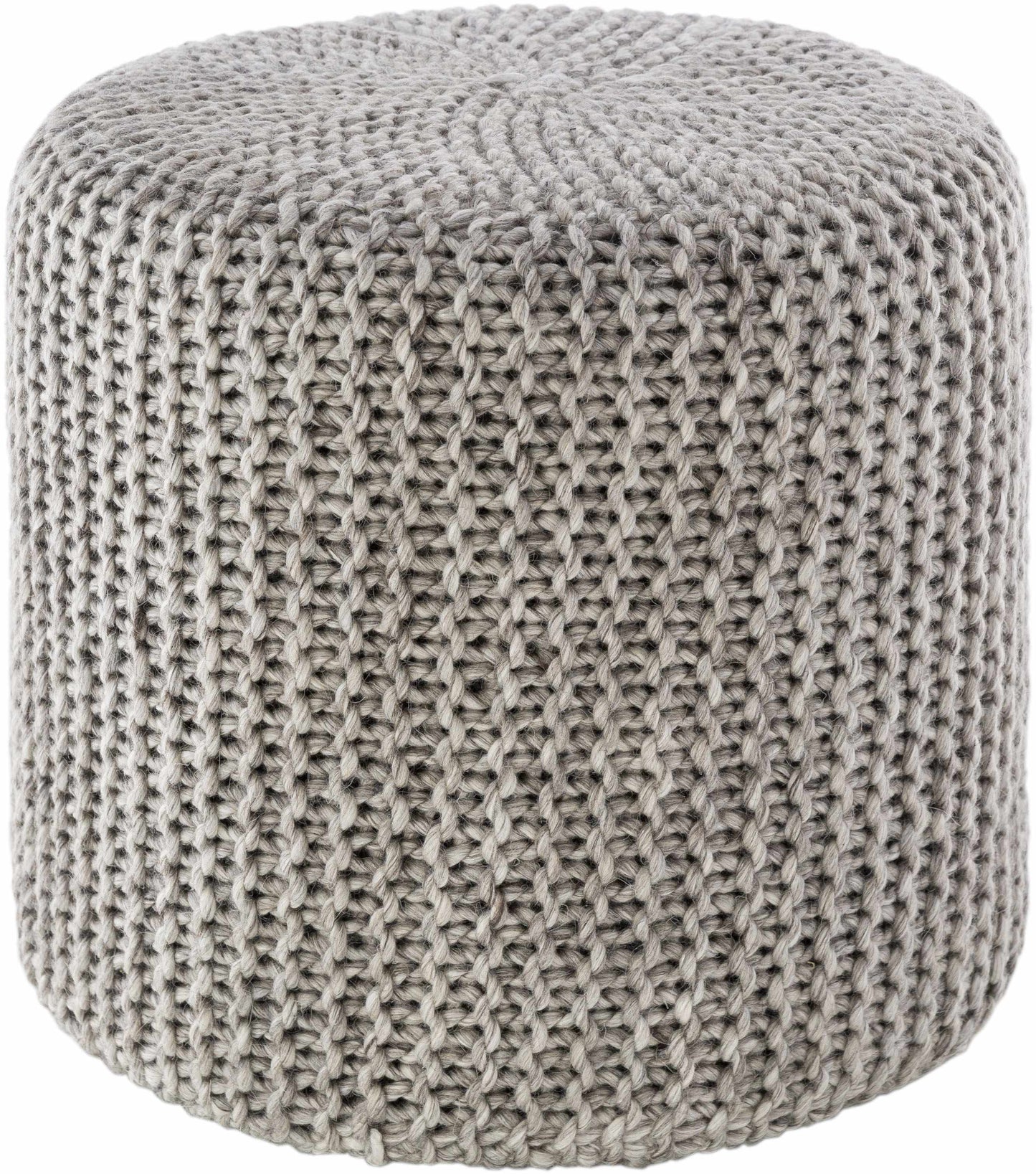Martinsberg Light Gray Pouf