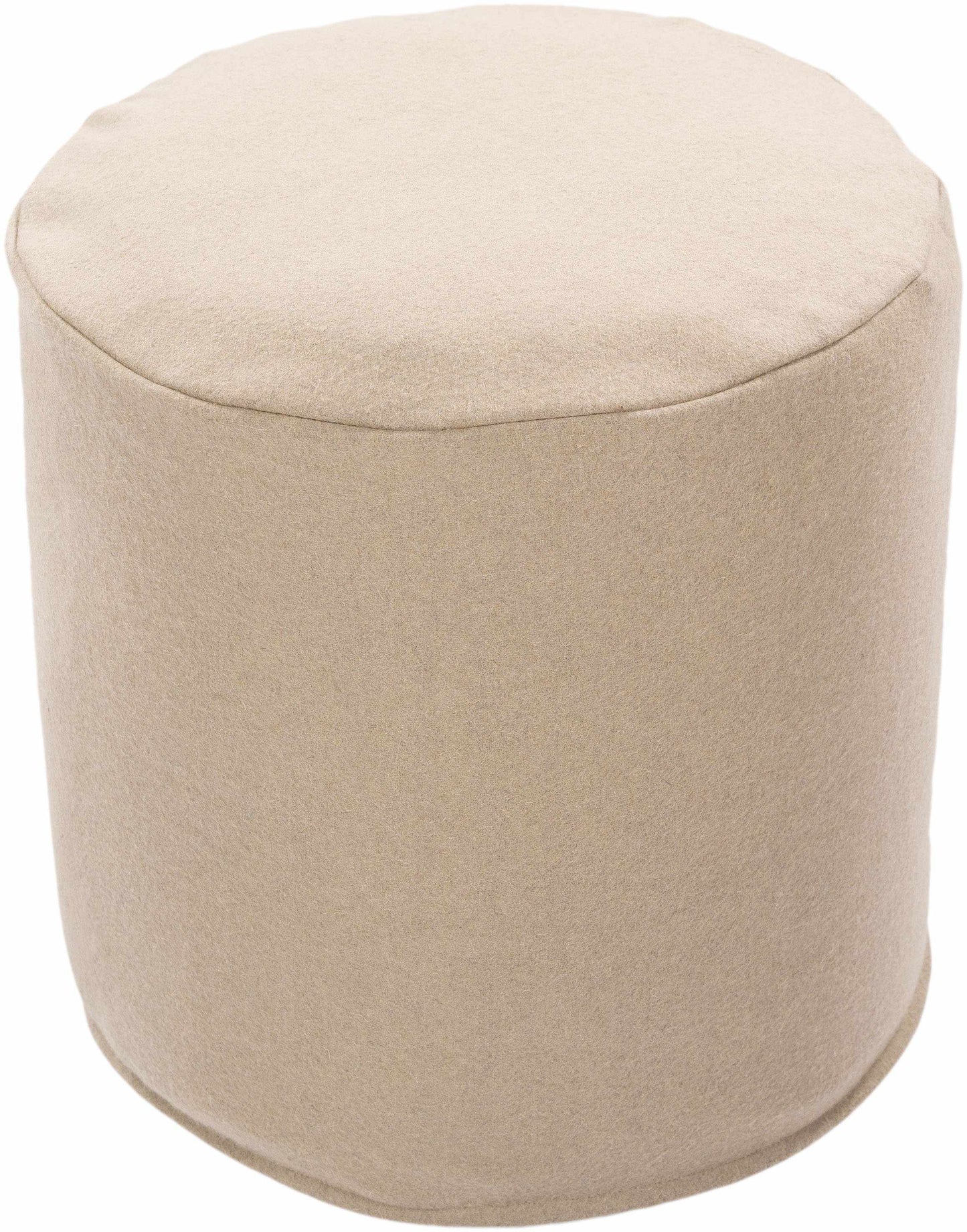 Lengenfeld Taupe Pouf
