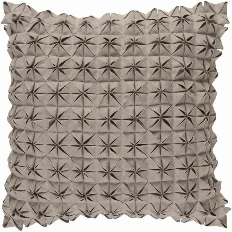 Genne Taupe Pillow Cover