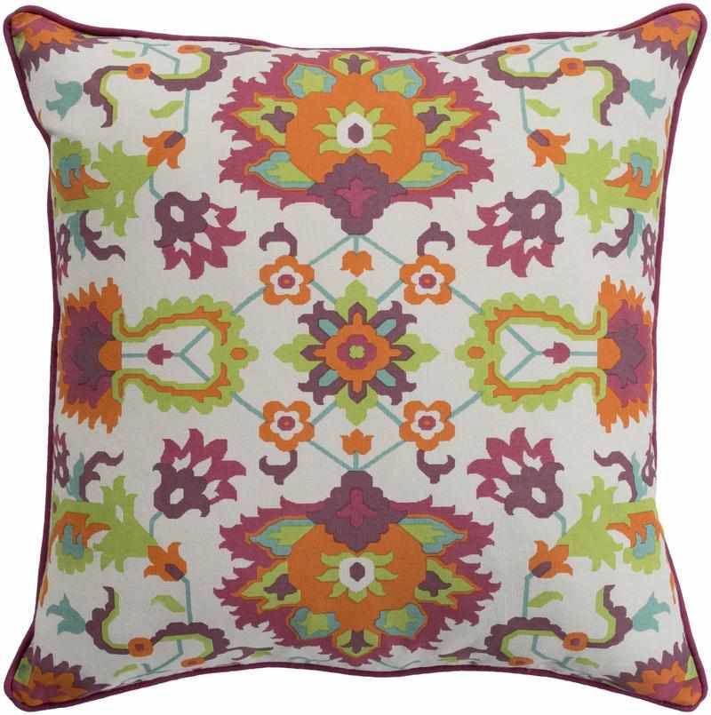 Herxen Bright Orange Pillow Cover
