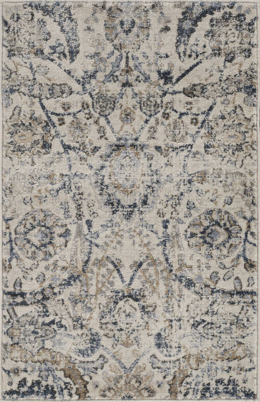 Avellino Traditional Denim Area Rug